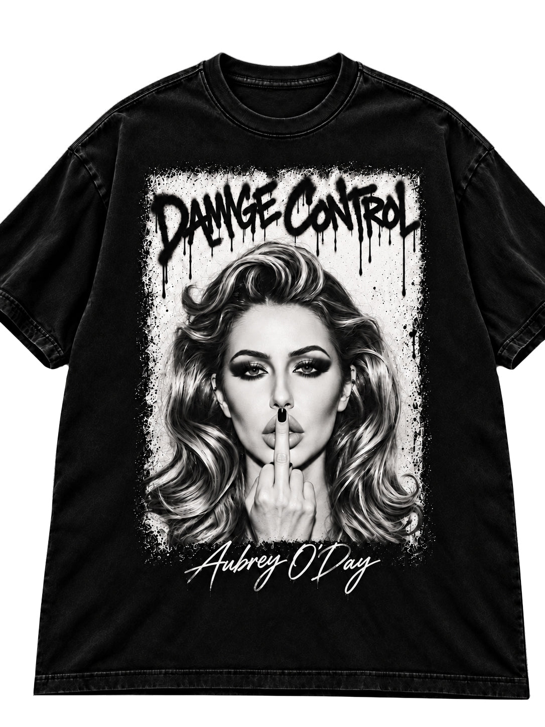 DAMAGE CONTROL BLACK TEE 1