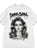 DAMAGE CONTROL WHITE TEE