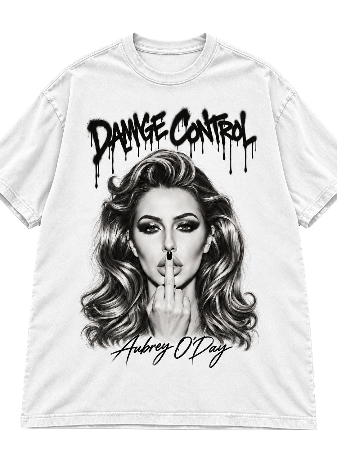 DAMAGE CONTROL WHITE TEE
