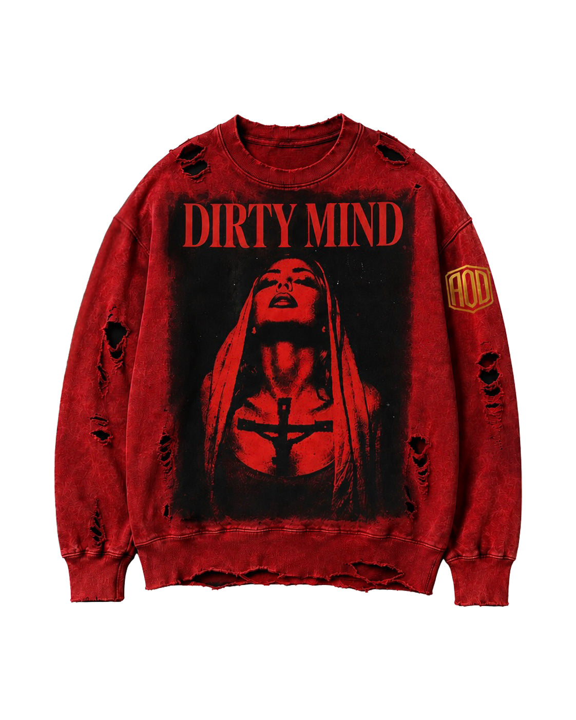 VINTAGE RED CREWNECK